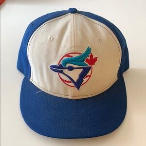 Blue and White Baseball Cap